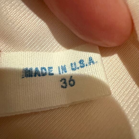 Vintage Van Raalte Babydoll Nightgown Women size 36 Nylon Gown Pink Coquette 60s - Picture 4 of 11